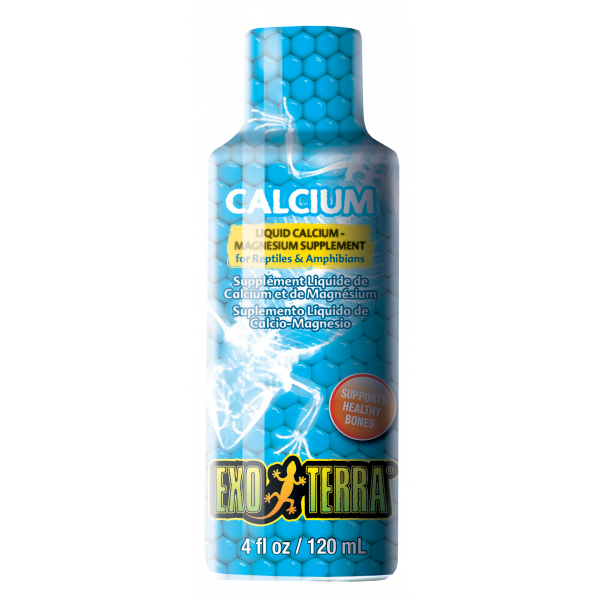 Exo Terra Liquid Calcium + Magnesium Supplement 120ml-1