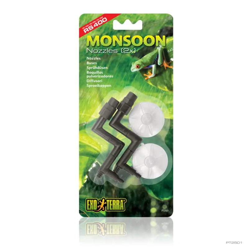 Exo Terra Monsoon Reptile Mister Replacement Nozzles (2) With Suction Cups