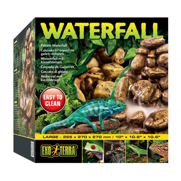 Exo Terra Pebble Waterfall Unit Large (Includes Pump)