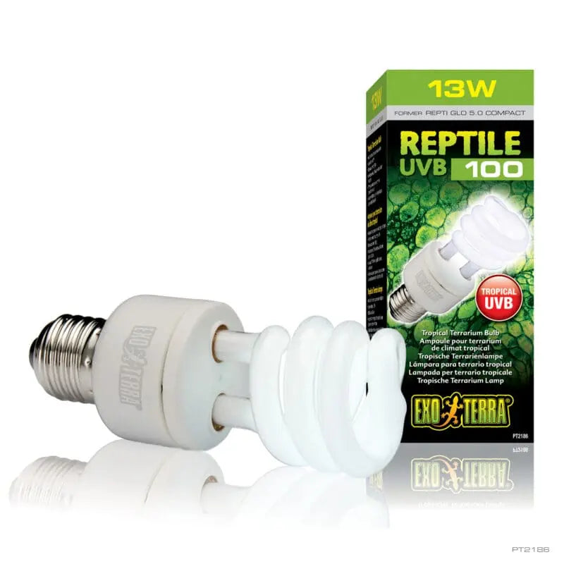 Exo Terra Reptile Uvb100 13w Tropical Compact 5.0-1