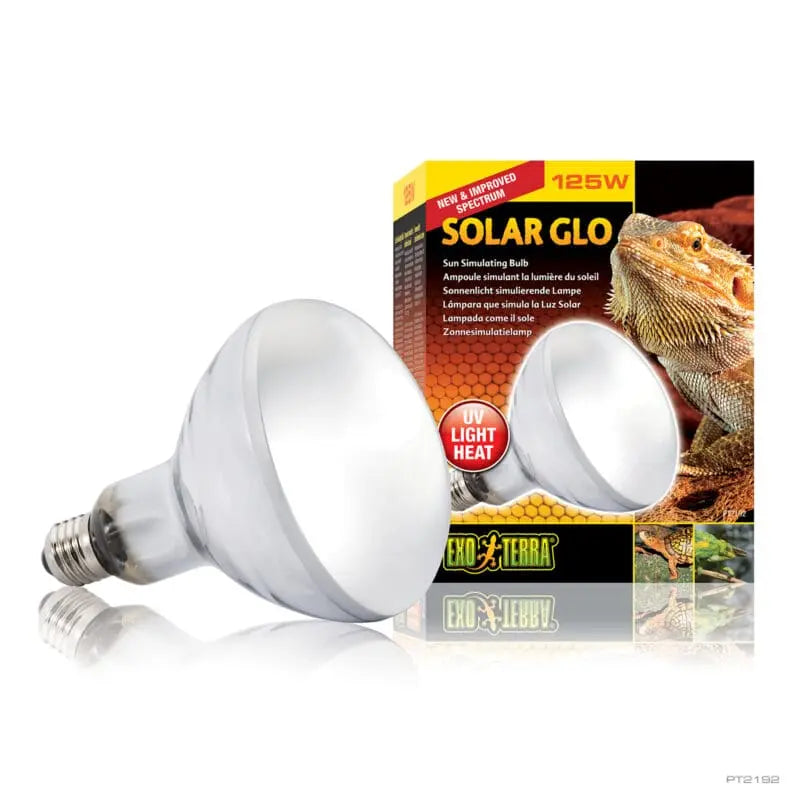 Exo Terra Solar Glo 125w Self Ballasted Uv Heat Lamp