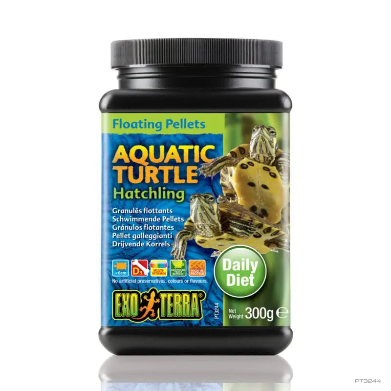 Exo Terra Turtle Food Hatchling Floating Pellets 300gm-1