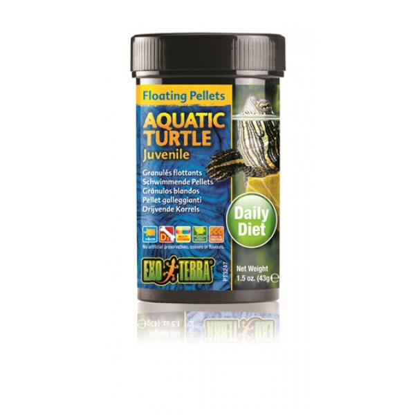 Exo Terra Turtle Juvenile Floating Pellet 43gm-1