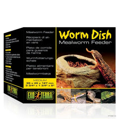 Exo Terra Worm Dish Mealworm Feeder-1
