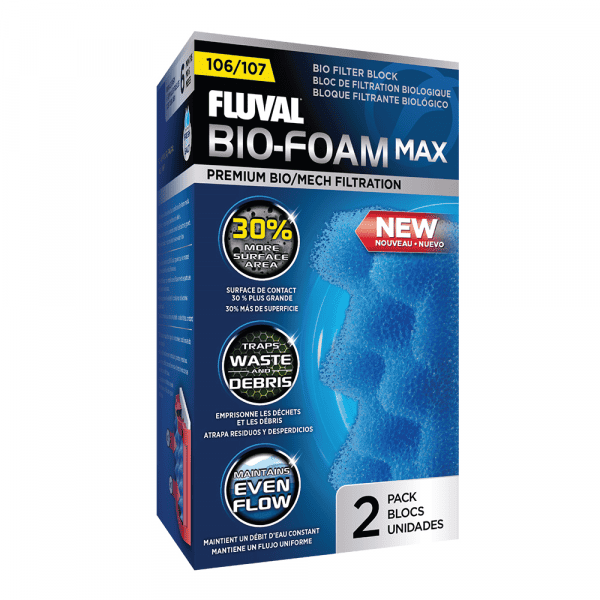 Fluval 106/107 BioFoam Max 2 Pack-1