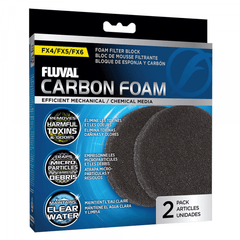 Fluval FX4/FX5/FX6 Carbon Foam 2 Pack-1
