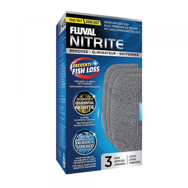 Fluval 106/206 107/207 Nitrite Remover Pads 3 Pack-1
