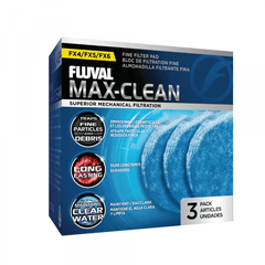 Fluval FX4/FX5/FX6 MaxClean Fine Filter Pads 3 Pack-1