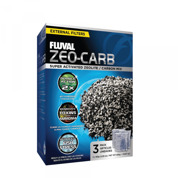 Fluval ZeoCarb 450g 3 x 150g-1
