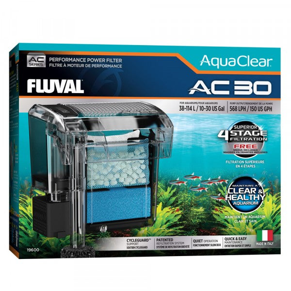 Fluval Aquaclear Hang on Filter AC30 - 545lph