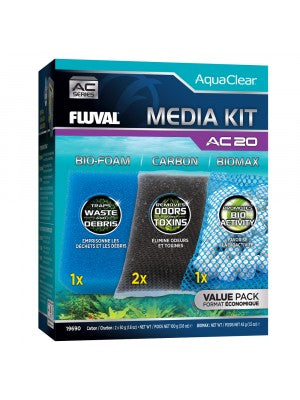 Fluval Aquaclear AC20 Filter Media Maintenance Kit