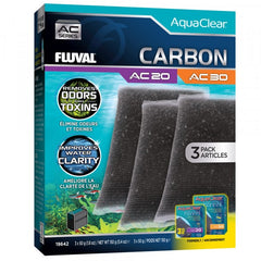 Fluval AC20/30 Activated Carbon Insert ( 3 Pack )-1