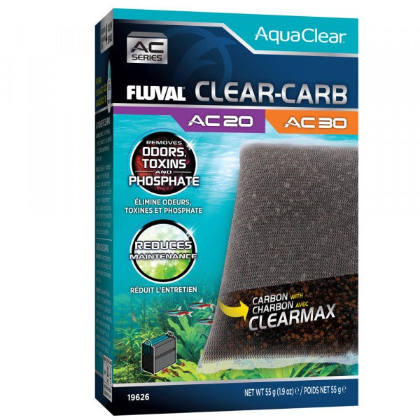 Fluval AC20/30 Clear Carb Insert 1 Pack-1
