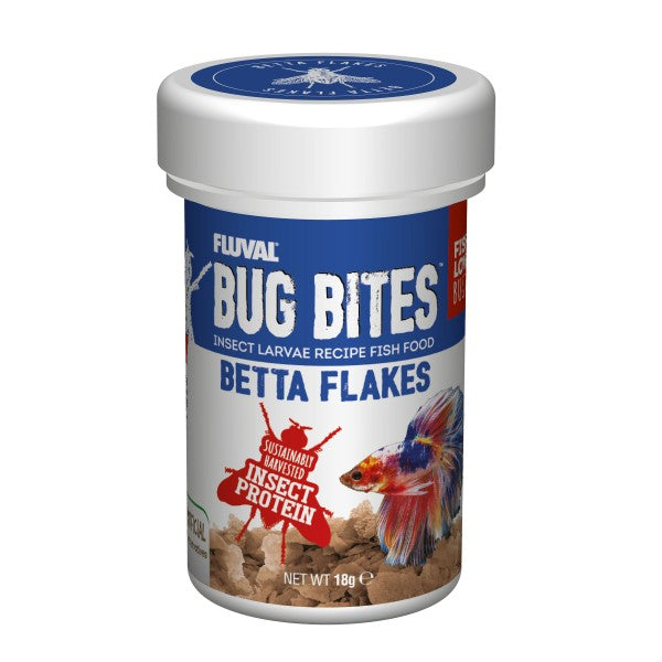 Fluval Bug Bites Betta Colour Flakes 18gm-1
