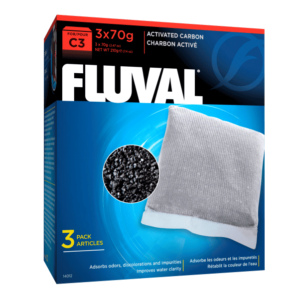 Fluval C3 Filter Carbon 3 x 70g-1