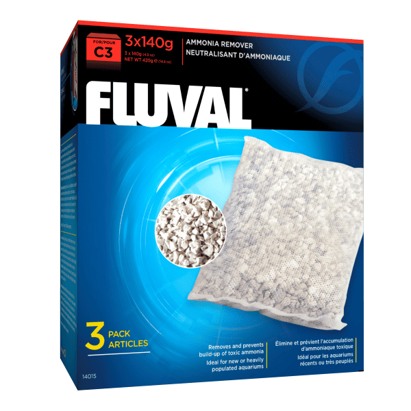 Fluval C3 Ammonia Remover 3 x 140g-1