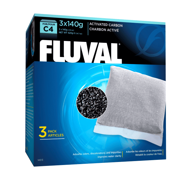 Fluval C4 Filter Carbon 3 x 140g-1