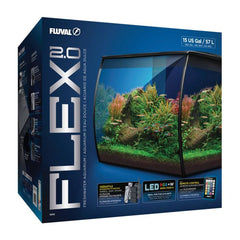 Fluval Flex Aquarium 2.0 57ltr Black-1