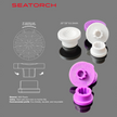 SeaTorch Frag Plug, ABS material, 50 pcs