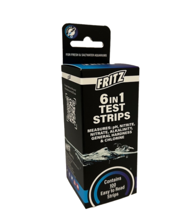 Fritz 6 in 1 Aquarium Test Strips 100 Count