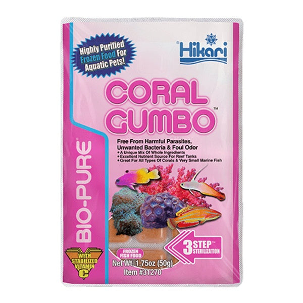 Hikari Coral Gumbo 50g - 40 Mini Cubes-1