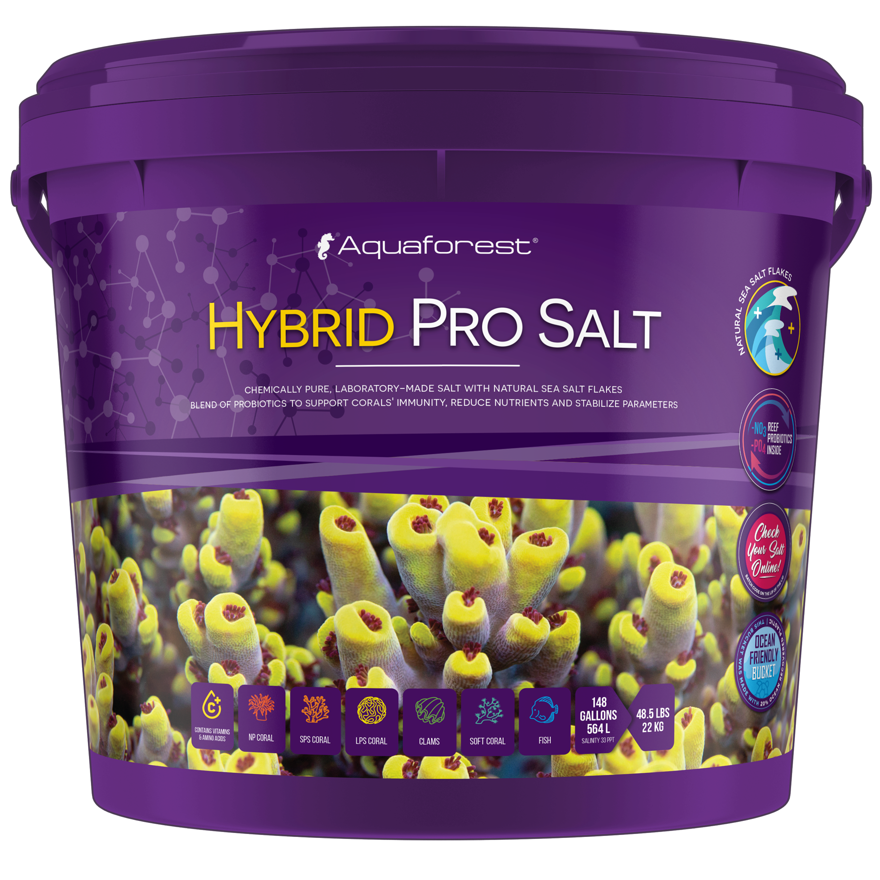 Aquaforest Hybrid Pro Salt - 22KG Bucket-1