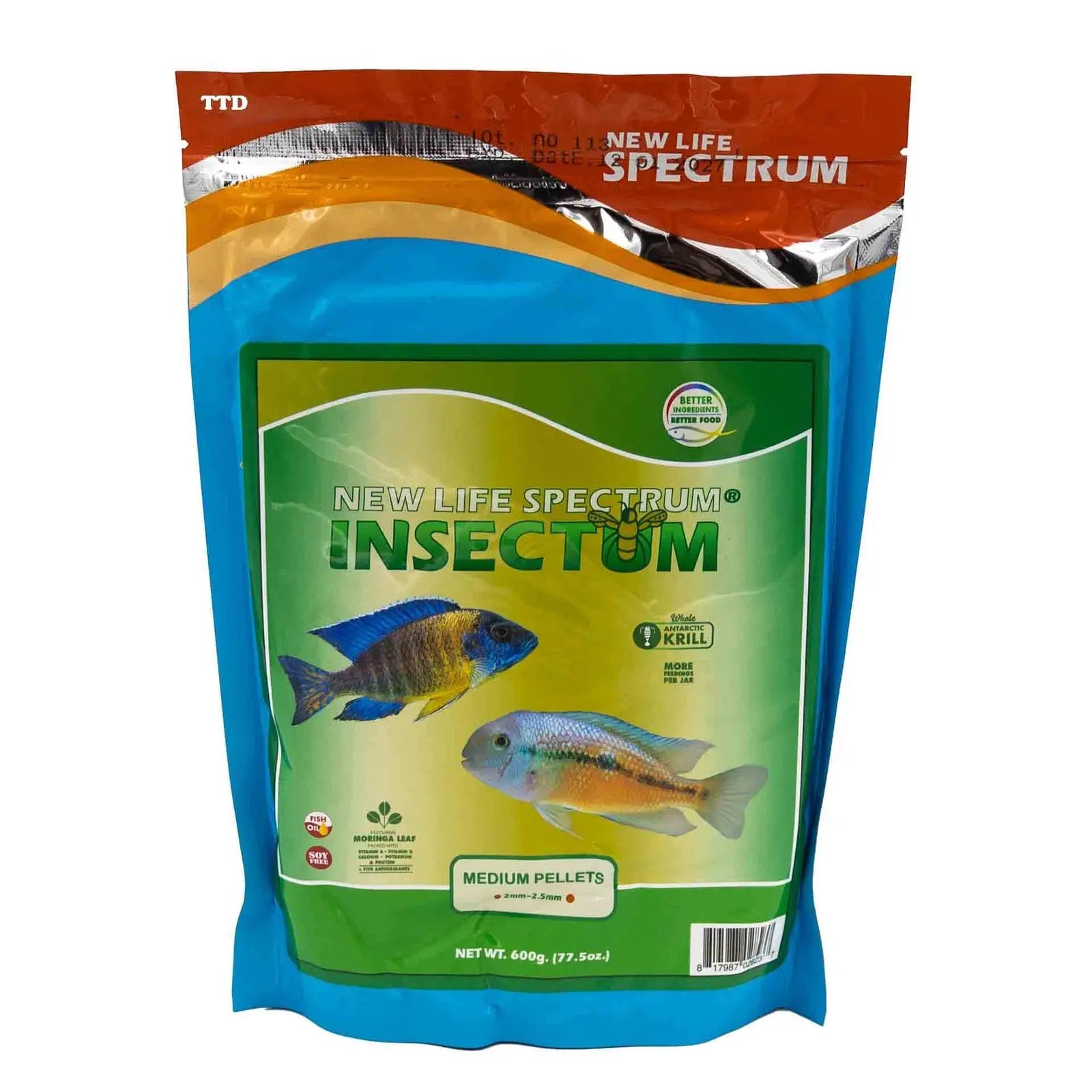 NEW LIFE SPECTRUM INSECTUM SINKING PELLETS-7