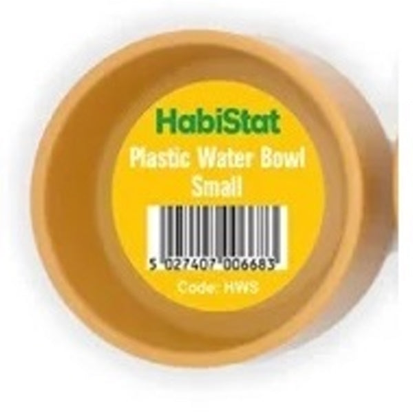 Habistat Round Plastic Water Bowl - Small