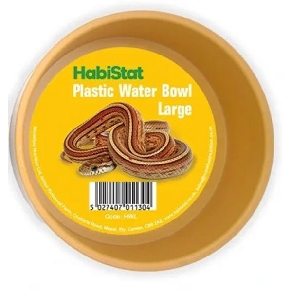 Habistat Round Plastic Water Bowl - Large-1
