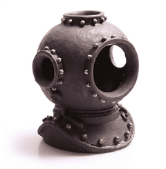 Ornament Deep Sea Divers Helmet 16x13cm-1