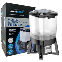 PondMAX Automatic Solar Fish Feeder 6L-1