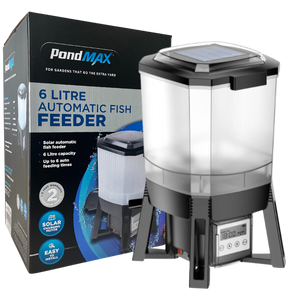 PondMAX Automatic Solar Fish Feeder 6L