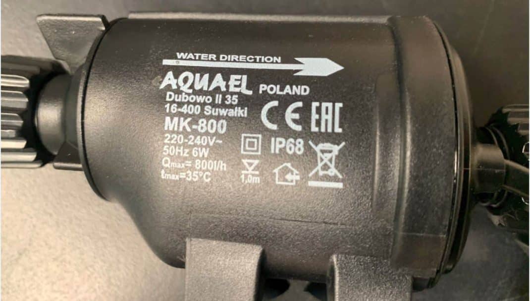 Aquael Engine 800 inline Pump-2