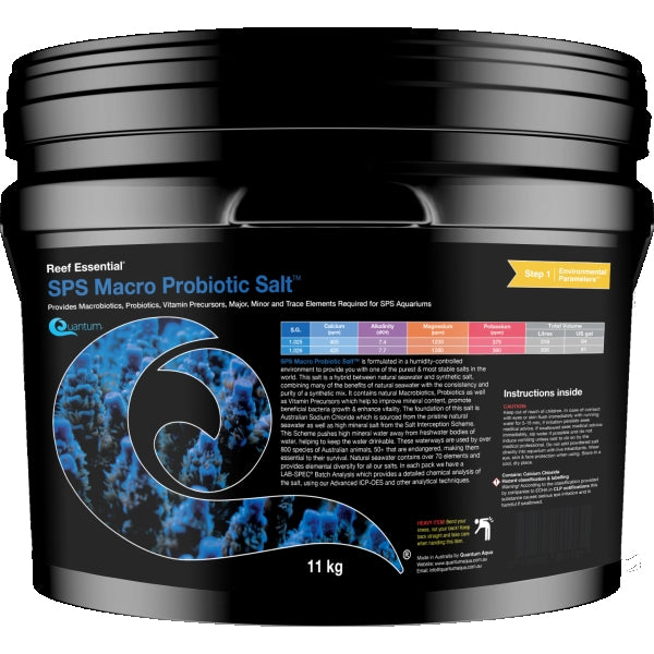 Quantum SPS Macro Probiotic Salt - 11Kg-1