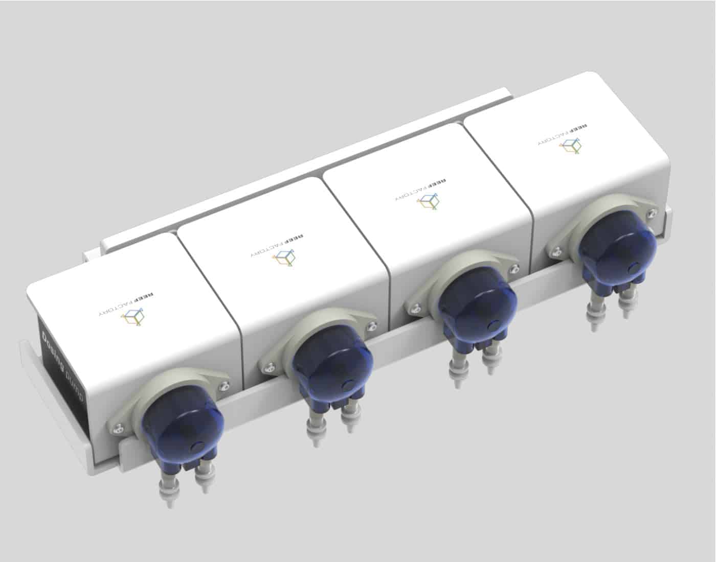 Reef Factory Dosing Pump Holder (Can hold up to 4 individual units) - Includes 4 way Power Splitter-1