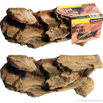 Reptile One Rock Cave Modular Stackable - Medium 30.5 X 10.5 X 10.5Cm