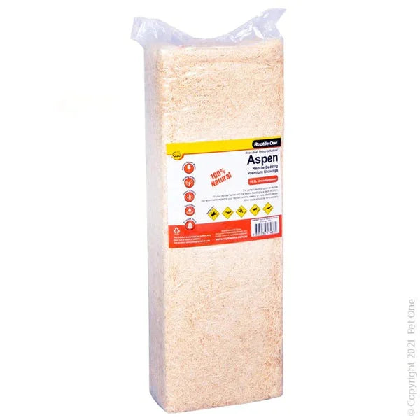 Reptile One Reptile Bedding Aspen Shavings 15.5Lt-1