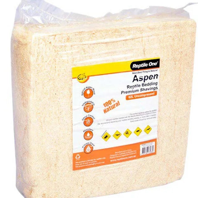 Reptile One Reptile Bedding Aspen Shavings 62Lt