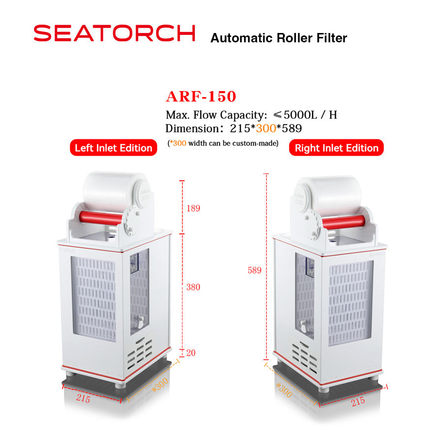 SeaTorch Automatic Roller Filter Size: 215x300x567