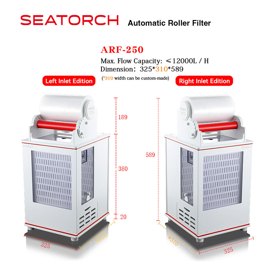 SeaTorch Automatic Roller Filte Size: 325x310x567-2