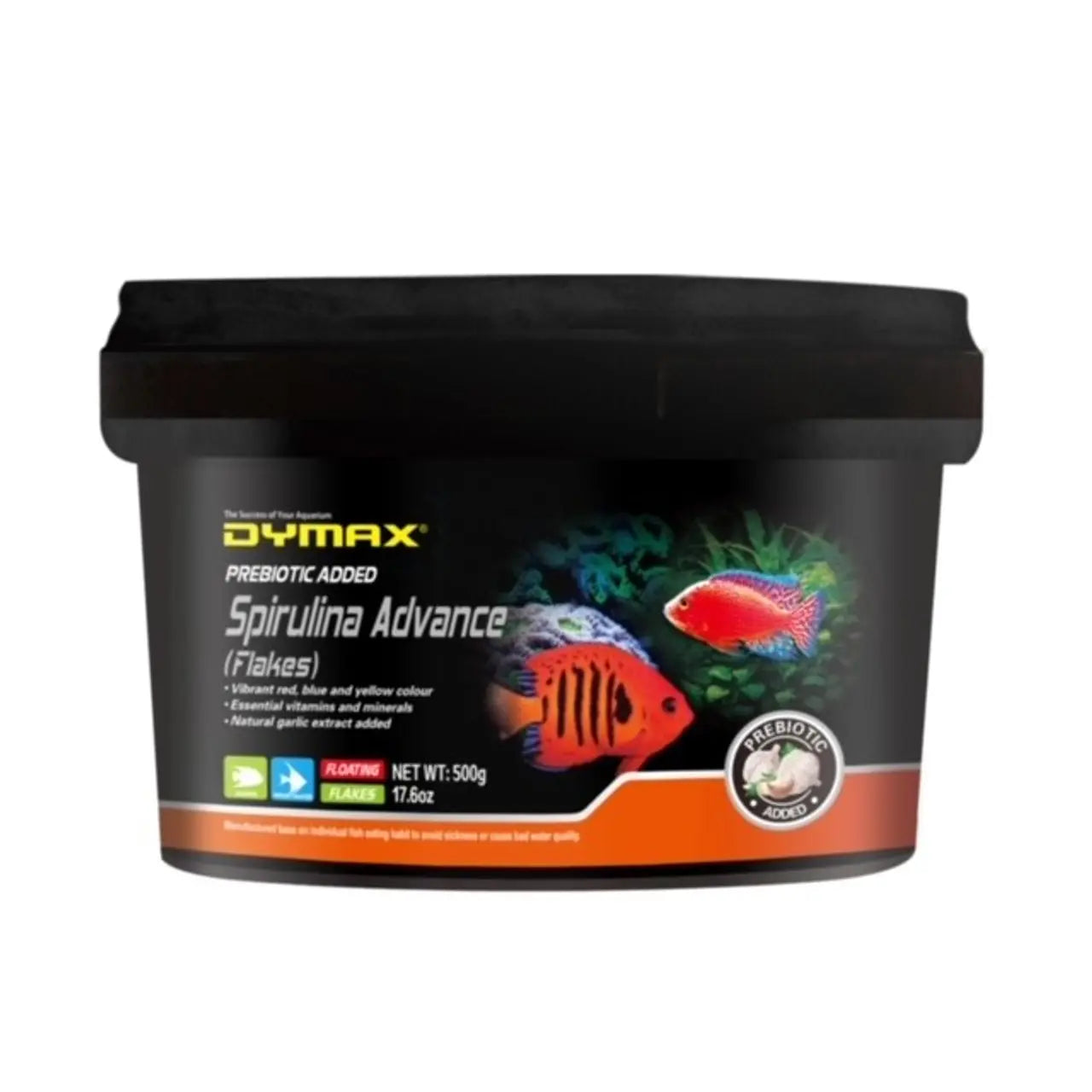 Dymax Spirulina Advance Floating Flakes 500g-1