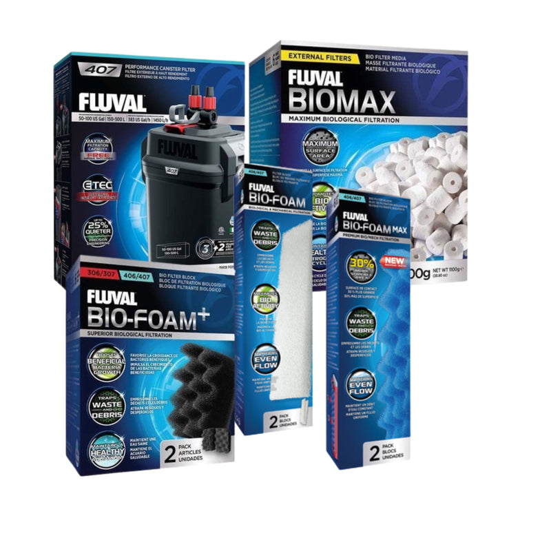 Fluval 407 Ultimate Canister Filter Package 5pk-1