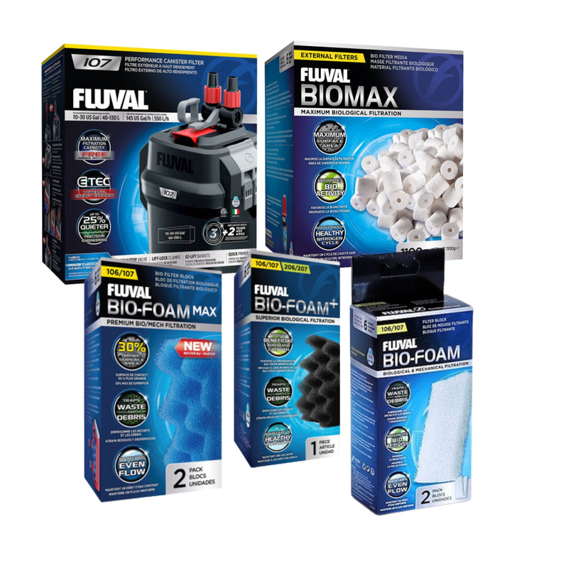 Fluval 107 Ultimate Canister Filter Package 5pk-1