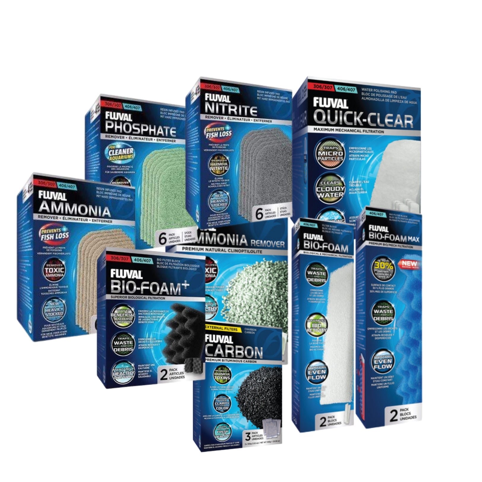 Fluval 407 Master Media Kit 9pk-1
