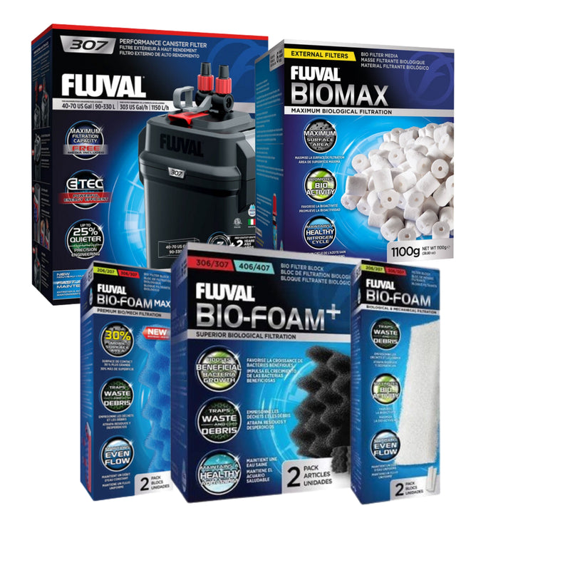 Fluval 307 Ultimate Canister Filter Package 5pk-1