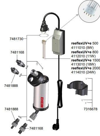 EHEIM reeflexUV+e 1500-5