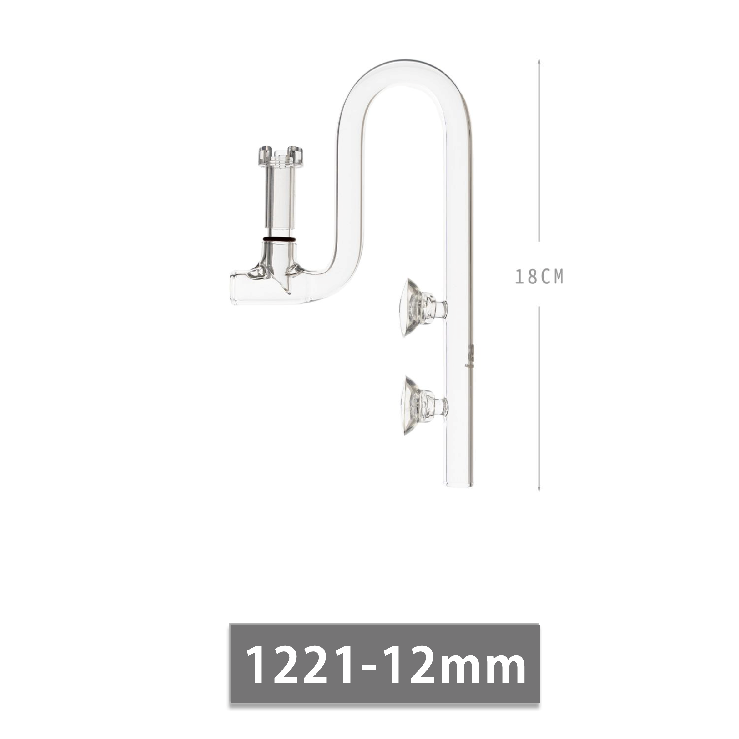 Glass Outflow with Surface Skimmer 12mm
