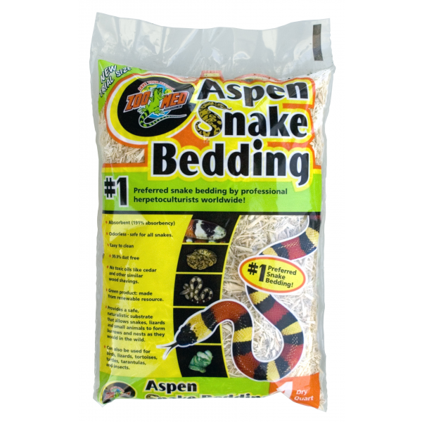 Zoo Med Aspen Snake Bedding 1 Quart 1.1ltr-1