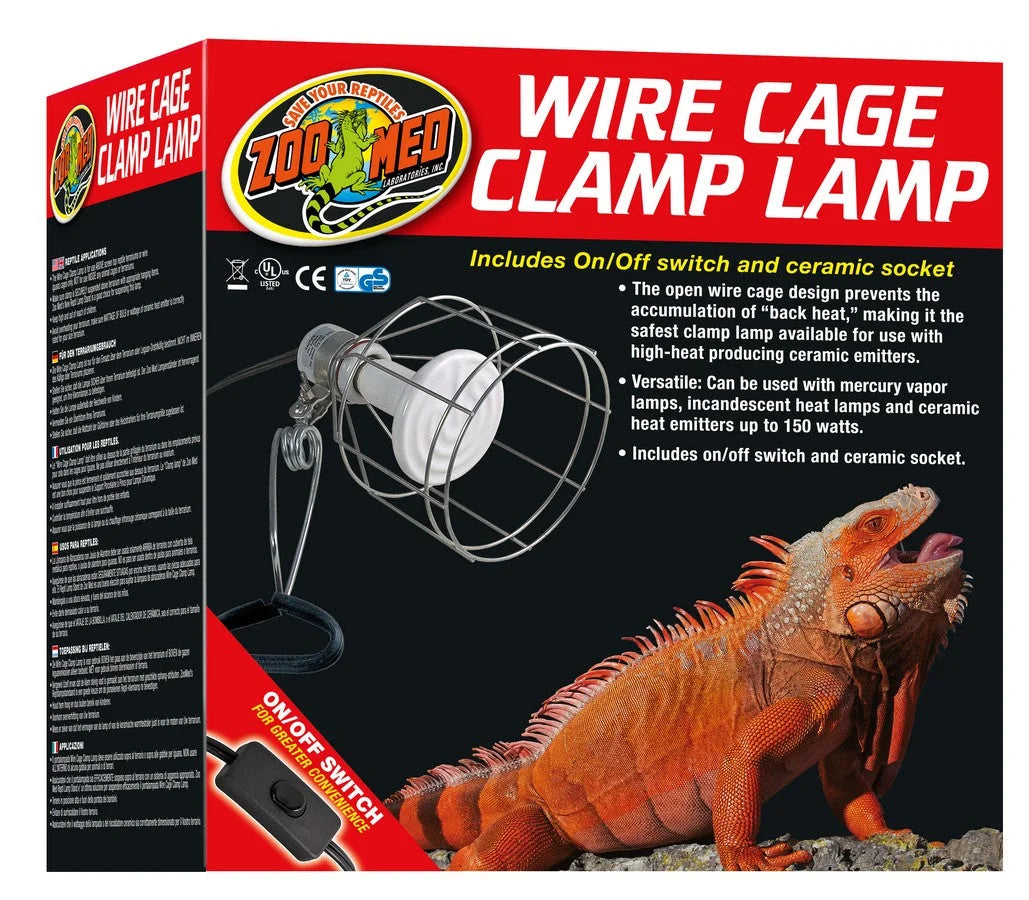 Zoo Med Wire Cage Clamp Lamp-1