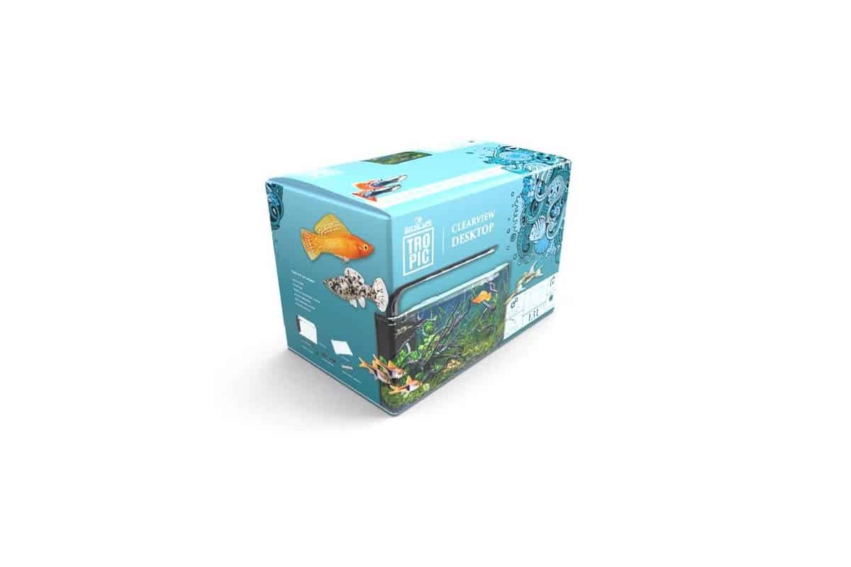 Bioscape Tropic Clearview Desktop Aquarium 13L